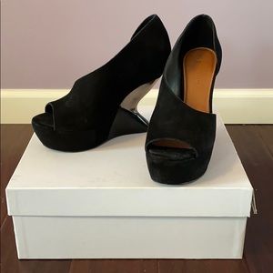 Leifsdottir Suede Wedges